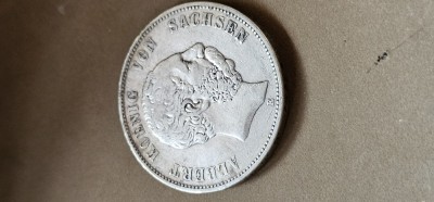 Germania 5 funf mark 1876 E , argint foto