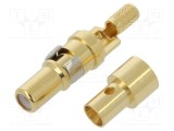 Pin tată CONEC aliaj cupru aurit lipire crimpat pe cablu -55&divide;155&deg;C