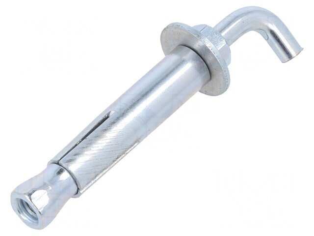 C&acirc;rlig Drept cu Dibluri din Oțel Zincat 54mm