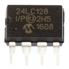 24LC128 EEPROM SERIAL 128K,24LC128,DIP8 TIP:24LC128-I/P 24LC128-I/P MICROCHIP