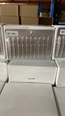 Capăt de freză de diamant pentru cuticule, flacără rotunjită, br&amp;acirc;u albastru, 244/018B foto