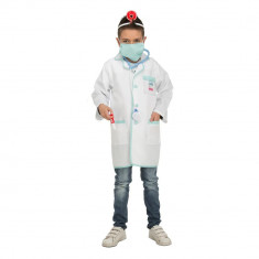 Costum Doctor Mario cu accesorii pentru copii 116-128 cm 5-7 ani