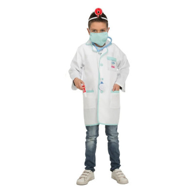 Costum Doctor Mario cu accesorii pentru copii 116-128 cm 5-7 ani foto