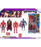 4 Figurine Supereroi Mici in Cutie, Jucarii Colorate, Materiale Netoxice, Peste 3 Ani, Avengers