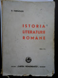 Cumpara ieftin ISTORIA LITERATURII ROMANE (1943) - D. MURARASU -