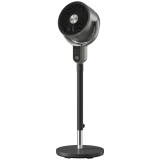 HOMCOM Ventilator pe stativ cu 8 viteze cu Telecomandă, Display LED, Timer 12H, &Icirc;nălțime reglabilă, Gri | Aosom Romania