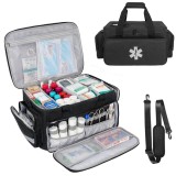 Geantă de prim ajutor Jamiukro goală, geantă de urgență pentru asistentă medicală, geantă de medicamente, geantă de medicamente, organizator de pastil