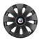 Set 4 Capace Roti Autohelix MSA&reg; potrivite jantelor de 16 inch, pentru Bmw Nou model Aura Black