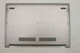 Carcasa inferioara bottom case Laptop, Lenovo, Flex 6-14IKB Type 81EM, 5CB0R08610, AP173000510, argintie