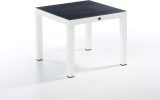 Cumpara ieftin Masa Novussi Wood 90 x 90 blat de sticla alb/antracit