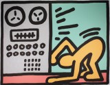 Keith Haring, Magazin pop III, litografie semnata pe placa