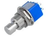 Comutator DPDT ON-(ON) APEM 8642A5X933 3A/250VAC cu montare pe panou &Oslash;12.5mm