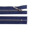 Fermoar metalic nedetasabil Jeans, lungime 16 cm, Bleumarin, Crisalida
