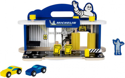 Service masini cu spalatorie Michelin - Joc de rol din lemn foto