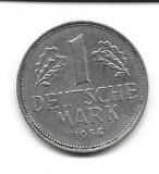 Germania 1 Mark 1954F si 1955 F, rare, Europa