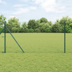 vidaXL Gard Hexagonal Verde 1.2x10 m Oțel foto
