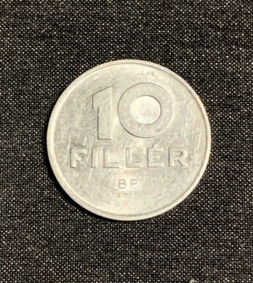 Moneda 10 filler 1968 Ungaria foto