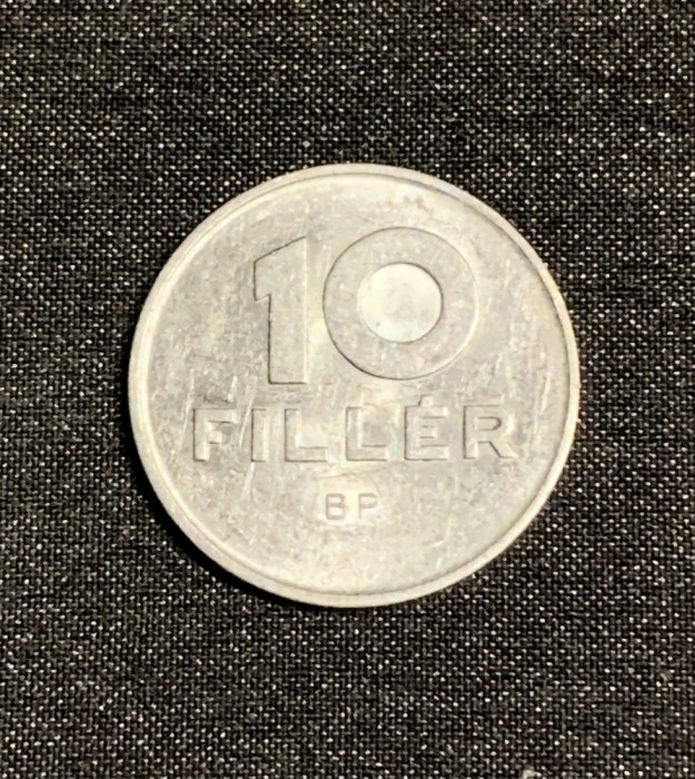 Moneda 10 filler 1968 Ungaria
