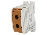 Conector de Șine 300mm2 1 Pista 2 Borne Maro