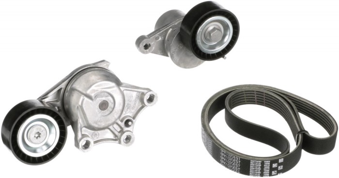 GATES K016PK1020EST Micro-V&reg; Kit ESTART&trade; Set curea transmisie cu ca