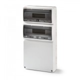 Tablou neechipat ABS 32 module 2 usi de vizitare transparente cu 16 module 685x330x155mm IP65, Omu System