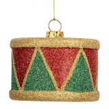 Cumpara ieftin Set 2 ornamente brad Craciun Tobe polirasina multicolora &Oslash; 7x5 cm