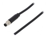 Conector M8 tată 3 pini cu cablu 3A 60V