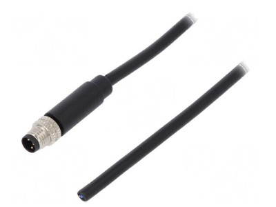 Conector M8 tată 3 pini cu cablu 3A 60V foto