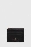 Furla portofel de piele femei, culoarea negru
