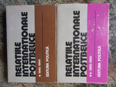 Relatiile internationale postbelice 1945 - 1964, 1965 - 1980, 2 volume foto