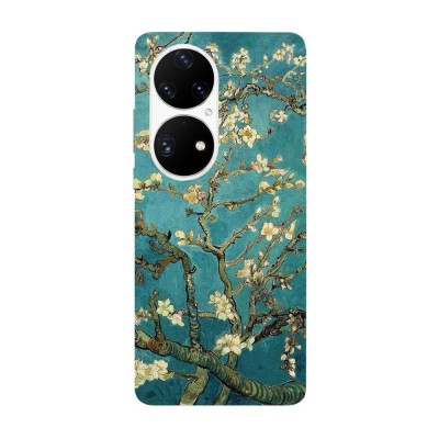 Husa compatibila cu Huawei P50 Pro model Almond Blossoms Van Gogh, Silicon, TPU, Viceversa foto