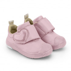 Pantofi Fete Bibi Prewalker Pink Heart 23 EU