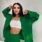 Compleu de varaa cu pantaloni scurti si camasa, verde inchis