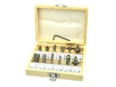 Set 12 freze pentru lemn 8mm, GEKO G01200 foto