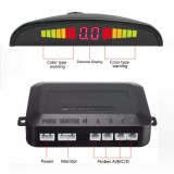 Senzori parcare cu display digital LED negru
