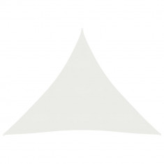 vidaXL Pânză parasolar, alb, 6x6x6 m, HDPE, 160 g/m²