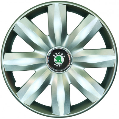 Set 4 Capace Roti Kerime R14 (Potrivite Jantelor de 14 inch) Pentru Skoda, Model 221 foto