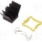 Radiator extrudat, aluminiu, 17mm x 17mm, negru, Advanced Thermal Solutions - ATS-51170R-C1-R0