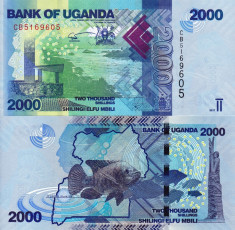 UGANDA 2.000 shillings 2017 UNC!!! foto
