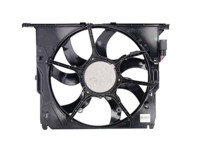 GMV radiator electroventilator BMW Seria 5 F10/F11, 2010-2017, 518d, 520d, motor 2.0 d, diesel, 600 W; 500 mm; 3 pini foto