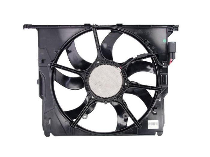 GMV radiator electroventilator BMW Seria 5 F10/F11, 2010-2017, 518d, 520d, motor 2.0 d, diesel, 600 W; 500 mm; 3 pini