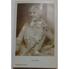 Carte postala, Lya Mara (1893-1960), actrita germana, star al filmului mut
