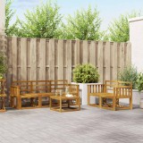 vidaXL Set de canapele de exterior natural Lemn Solid de Acacia 3366002