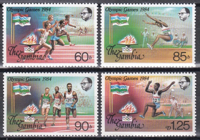 Gambia 1984 - Jocurile Olimpice - Los Angeles, MNH