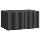 vidaXL Oglindă TV montată pe perete Pe perete Negru 59,5 x 41 x 30 cm 898506