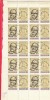 ZIUA MARCII POSTALE ROMANESTI ( LP 970 a ) 1978 OBLITERATA BLOC DE 10, Stampilat