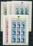 ROMANIA 1945 Lp 175a-OSP in bloc de 9 DANTELAT MNH, Nestampilat