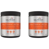 Pachet Butterfat Keto MCT Powder 350g + 350g
