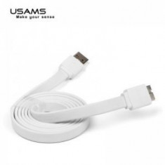 Cablu date USAMS Samsung Galaxy Note 3 N9005 Alb foto