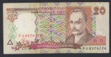 A5288 Ukraine Ucraina 20 hriven hryven 2000